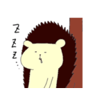 ハリネズミのドングリさん。（個別スタンプ：4）