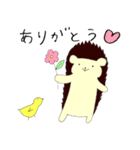ハリネズミのドングリさん。（個別スタンプ：5）