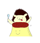 ハリネズミのドングリさん。（個別スタンプ：6）