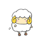 ほっこりまったりひつじ（個別スタンプ：3）