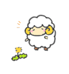 ほっこりまったりひつじ（個別スタンプ：4）