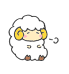 ほっこりまったりひつじ（個別スタンプ：5）