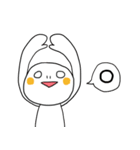 ふんふんと女の子（個別スタンプ：3）
