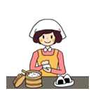 ふんふんと女の子（個別スタンプ：18）