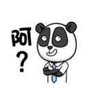 Hello Panda Office worker（個別スタンプ：36）