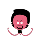 A massive head of octopus（個別スタンプ：16）