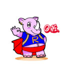 Richie - A super rhino (V.1-THAI)（個別スタンプ：15）