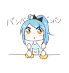 ポニテ©とツインテ©のかまちょスタンプ（個別スタンプ：14）