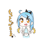 ポニテ©とツインテ©のかまちょスタンプ（個別スタンプ：24）