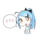ポニテ©とツインテ©のかまちょスタンプ（個別スタンプ：28）