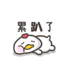 Poof chicken ＆ Bi chicken Gong Xi Fa Cai（個別スタンプ：19）