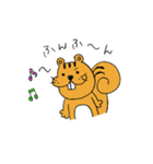 子リスのさえちゃん（個別スタンプ：3）