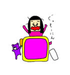 桃色おんなの子（個別スタンプ：4）