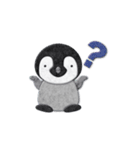 ペンギンのアップリケ02（個別スタンプ：22）