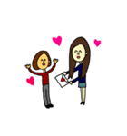 女子大学生なかよし10人組のゆかいな毎日（個別スタンプ：27）