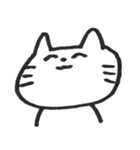あごが大きいねこ（個別スタンプ：2）
