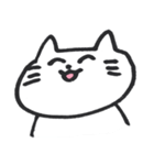 あごが大きいねこ（個別スタンプ：3）