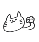 あごが大きいねこ（個別スタンプ：10）