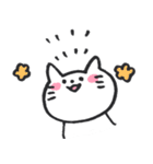 あごが大きいねこ（個別スタンプ：13）