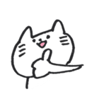 あごが大きいねこ（個別スタンプ：14）
