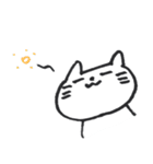 あごが大きいねこ（個別スタンプ：15）