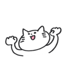 あごが大きいねこ（個別スタンプ：16）