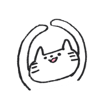 あごが大きいねこ（個別スタンプ：19）