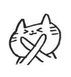 あごが大きいねこ（個別スタンプ：20）