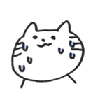 あごが大きいねこ（個別スタンプ：24）