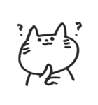 あごが大きいねこ（個別スタンプ：30）