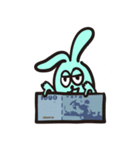 swanky bunny --can u afford it？？（個別スタンプ：3）