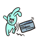 swanky bunny --can u afford it？？（個別スタンプ：35）
