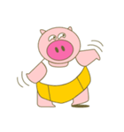 cute pig exercise（個別スタンプ：1）