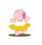 cute pig exercise（個別スタンプ：3）