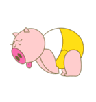 cute pig exercise（個別スタンプ：7）