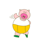 cute pig exercise（個別スタンプ：8）