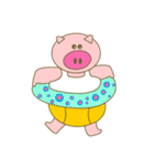 cute pig exercise（個別スタンプ：10）