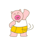 cute pig exercise（個別スタンプ：18）