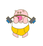 cute pig exercise（個別スタンプ：22）