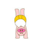 cute pig exercise（個別スタンプ：27）