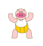 cute pig exercise（個別スタンプ：28）