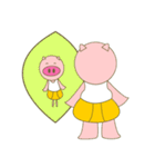 cute pig exercise（個別スタンプ：32）