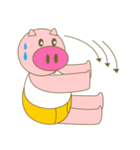 cute pig exercise（個別スタンプ：36）