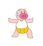 cute pig exercise（個別スタンプ：37）