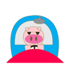 cute pig exercise（個別スタンプ：40）