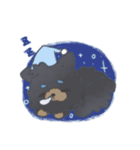 もじゃもじゃからまる（個別スタンプ：3）