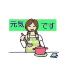 病弱女子の素直な日常（個別スタンプ：19）