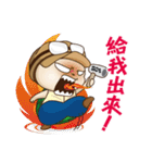Debut of the turtle ＆ the lazy snake.（個別スタンプ：5）