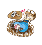 Debut of the turtle ＆ the lazy snake.（個別スタンプ：27）