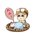Debut of the turtle ＆ the lazy snake.（個別スタンプ：35）